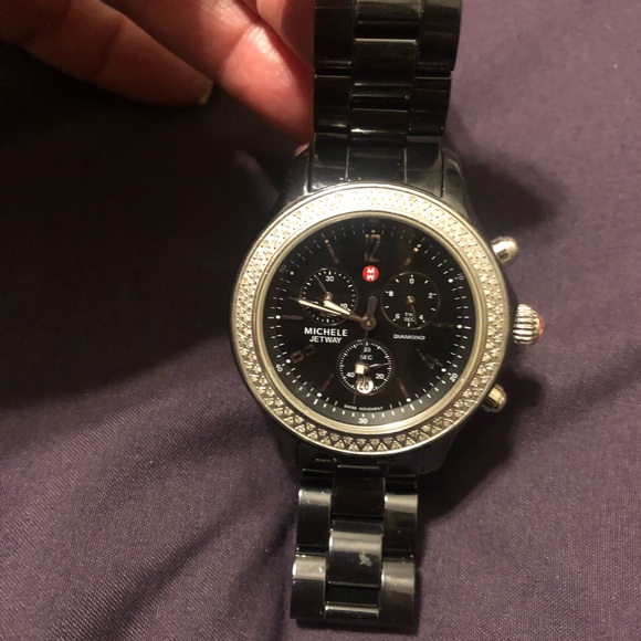 Black Michele watch main image 11